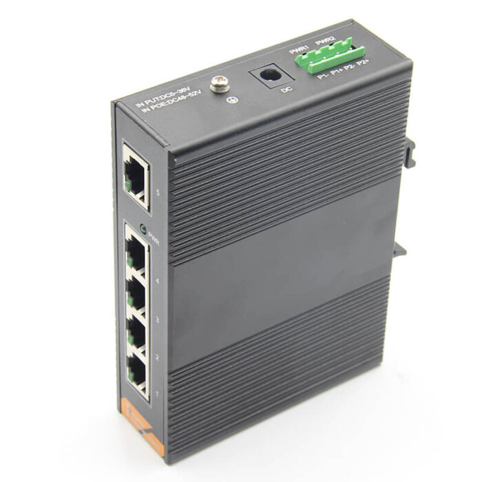 Industrial Unmanaged Ethernet Switch 5*10/100/1000Base-T RJ45 Ports - Image 3