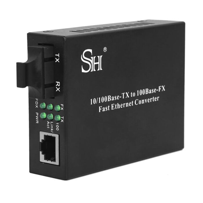 Commercial Media Converter With 1*10/100Base-T RJ45 Port + 1*100Base-X SFP Port - Image 2