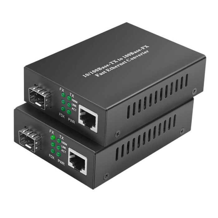Commercial Media Converter With 1*10/100Base-T RJ45 Port + 1*100Base-X SFP Port - Image 5