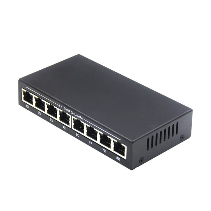 Commercial Unmanaged Switch With 8*10/100/1000Base-T Auto-Sensed RJ45 Ports