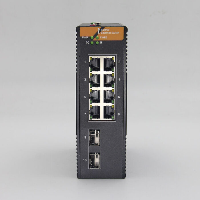 Gigabit 2*1000M Base-X Ports 8*10/100/1000M RJ45 Base-T Ports Unmanaged Industrial Switch SH-G0208 - Image 4