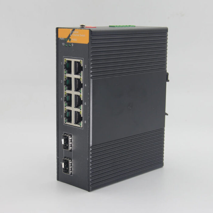 Gigabit 2*1000M Base-X Ports 8*10/100/1000M RJ45 Base-T Ports Unmanaged Industrial Switch SH-G0208 - Image 5