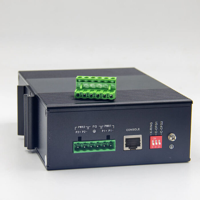 8*10/100/1000M RJ45 Base-T Ports 4*1000M Base-FX SFP Industrial L2 Managed Swtich SH-GM0408 - Image 4