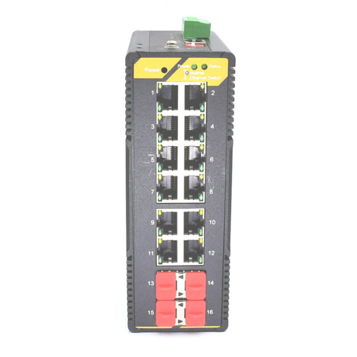 8*10/100/1000M RJ45 Base-T Ports 4*10000M Base-X Ports Industrial L2 Managed Switch SH-GM408000 - Image 4