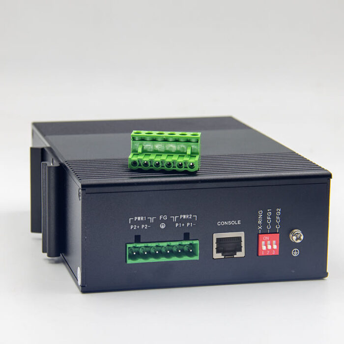 8*10/100/1000M RJ45 Base-T Ports 4*10000M Base-X Ports Industrial L2 Managed Switch SH-GM408000 - Image 5