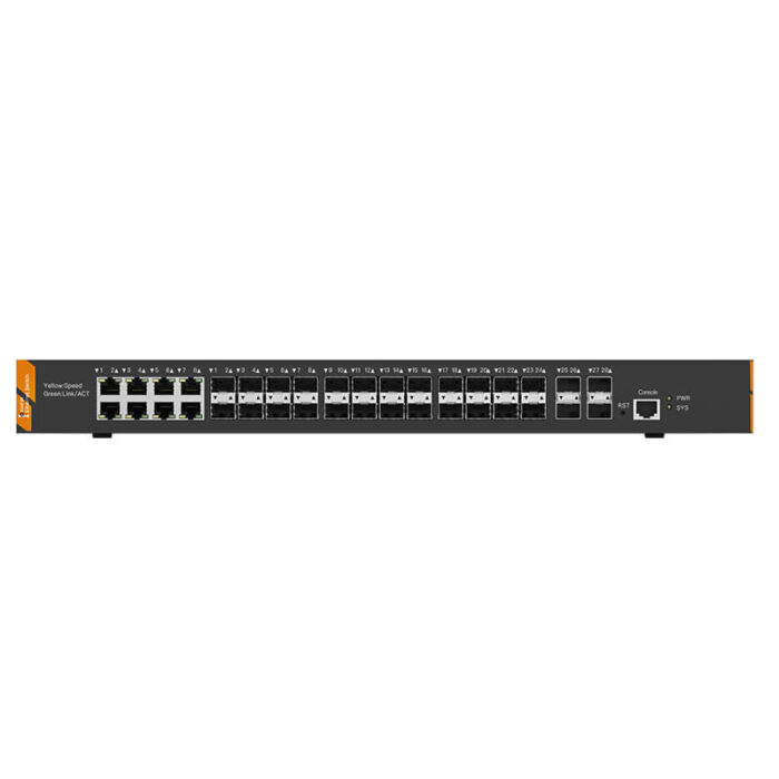 16*10/100/1000M RJ45 Base-T SFP Slots, 4*10G Base-X SFP, 8 Combo Ports, Industrial Rack-mounted L2 Managed Switch SH-GM481600 - Image 3