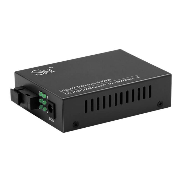 Commercial Media Converter With 4*10/100/1000Base-T RJ45 Ports+1*100/1000Base-X Port - Image 2