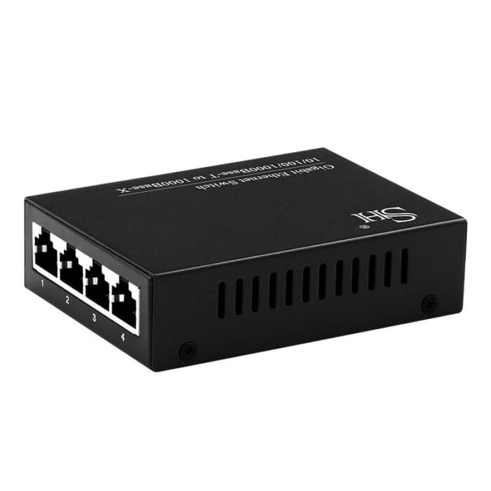 Commercial Media Converter With 4*10/100/1000Base-T RJ45 Ports+1*100/1000Base-X Port - Image 3