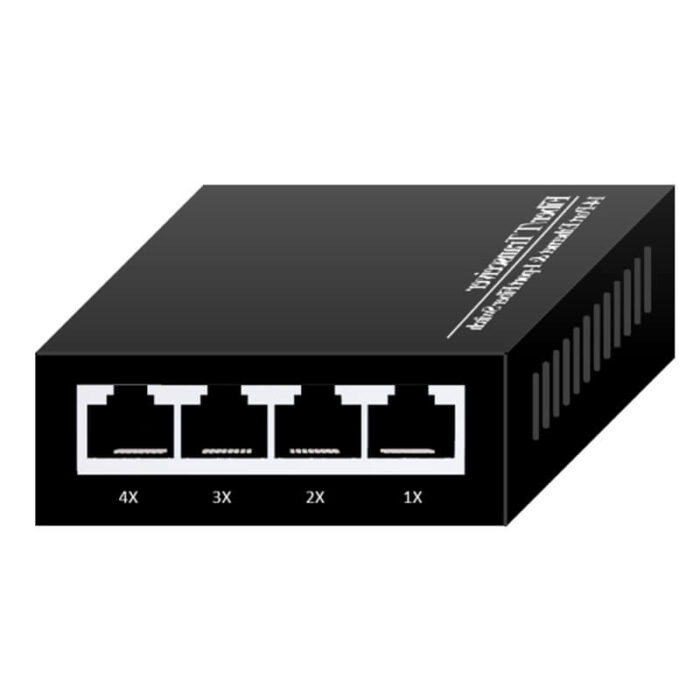 Commercial Media Converter With 4*10/100/1000Base-T RJ45 Ports+1*100/1000Base-X Port - Image 5