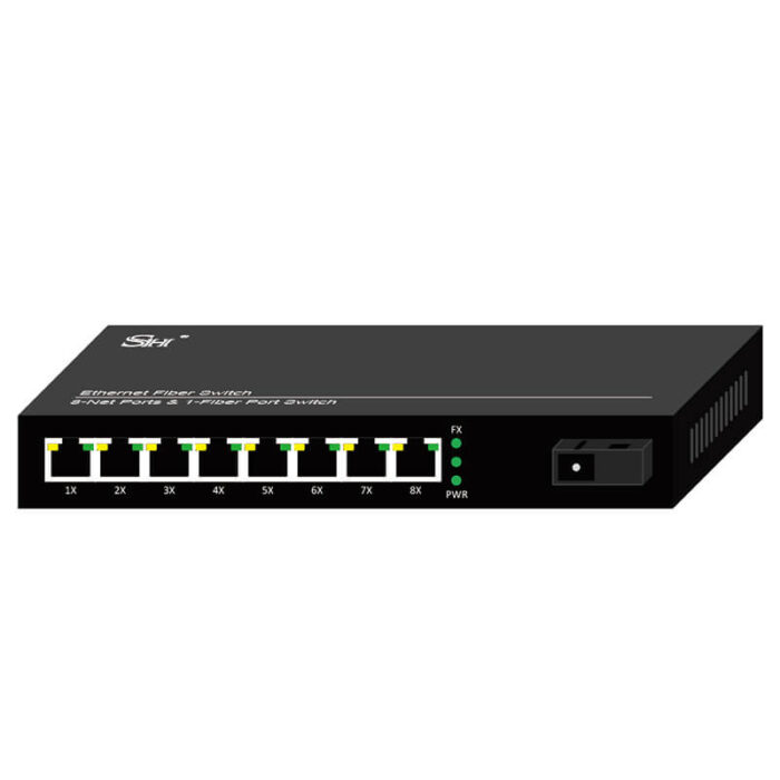 Commercial Media Converter With 8*10/100/1000Base-T Ports + 1*100/1000Base-X Port - Image 4