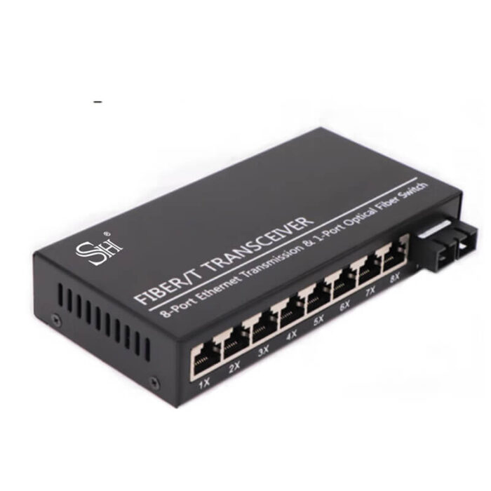 Commercial Media Converter With 8*10/100/1000Base-T Ports + 1*100/1000Base-X Port - Image 2