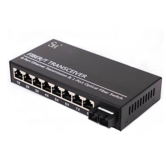 Commercial Media Converter With 8*10/100/1000Base-T Ports + 1*100/1000Base-X Port