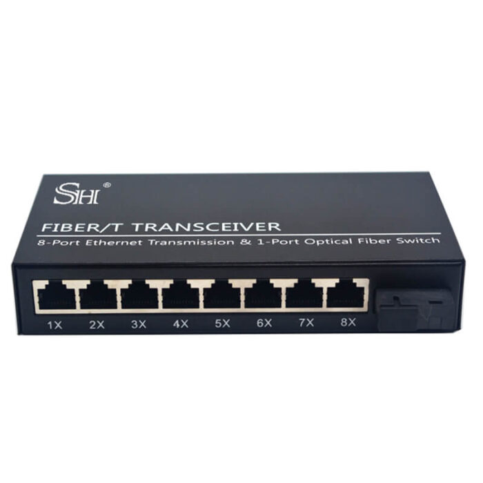 Commercial Media Converter With 8*10/100/1000Base-T Ports + 1*100/1000Base-X Port - Image 3