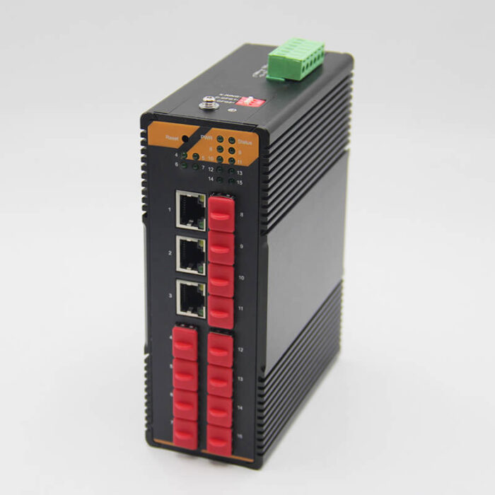 Industrial Unmanaged Switch With 3*10/100/1000Base-T RJ45 Ports + 12*1000M SFP Ports - Image 5