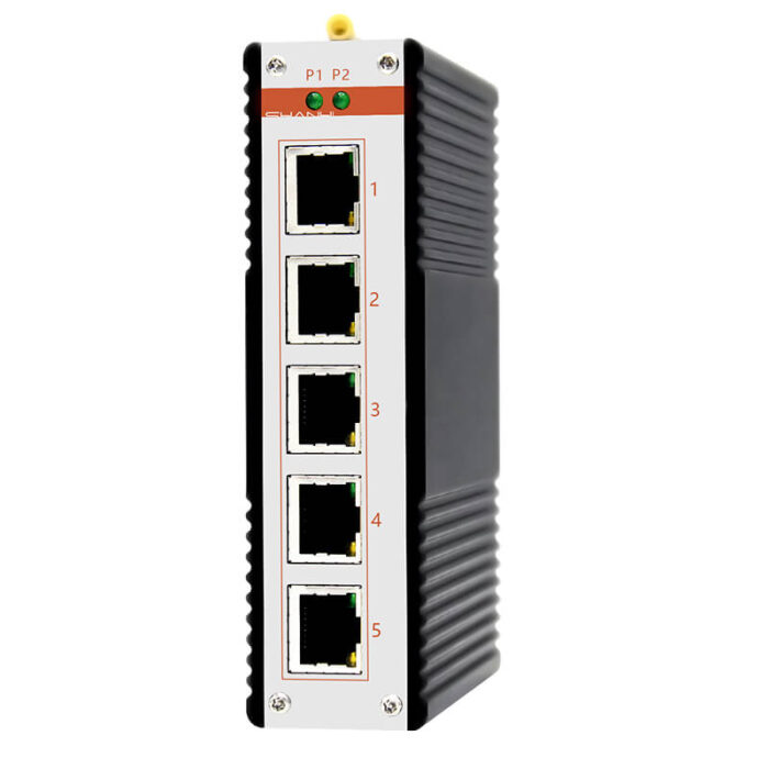Industrial Unmanaged PoE Switch With 5*10/100Base-T RJ45 PoE Ports