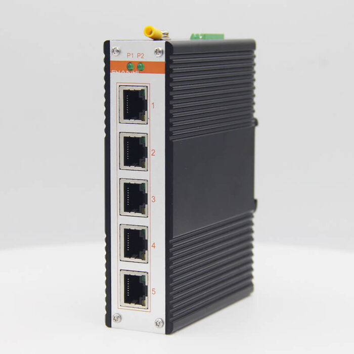 Industrial Unmanaged PoE Switch With 5*10/100Base-T RJ45 PoE Ports - Image 2