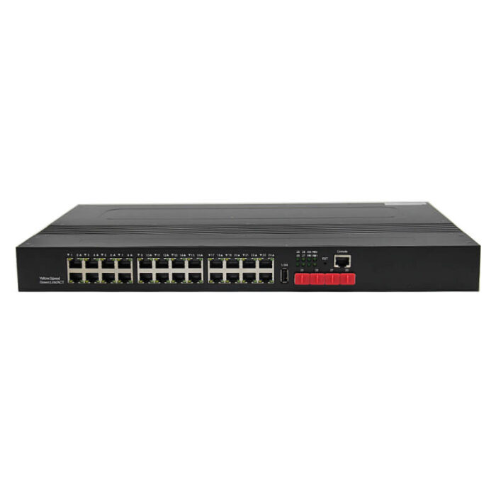Industrial L2 Managed Ring Network Switch With 24*10/100/1000Base-T Ports + 4*10/100/1000Base-X SFP Ports - Image 4