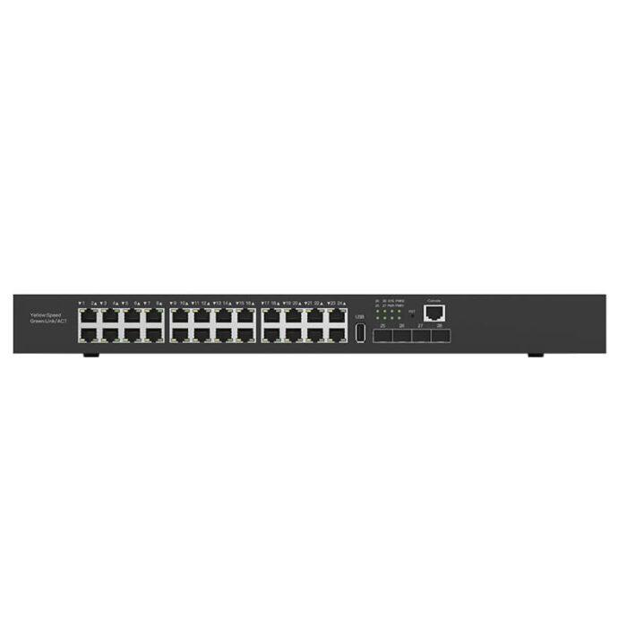 Industrial L2 Managed Ring Network Switch With 24*10/100/1000Base-T Ports + 4*10/100/1000Base-X SFP Ports - Image 5