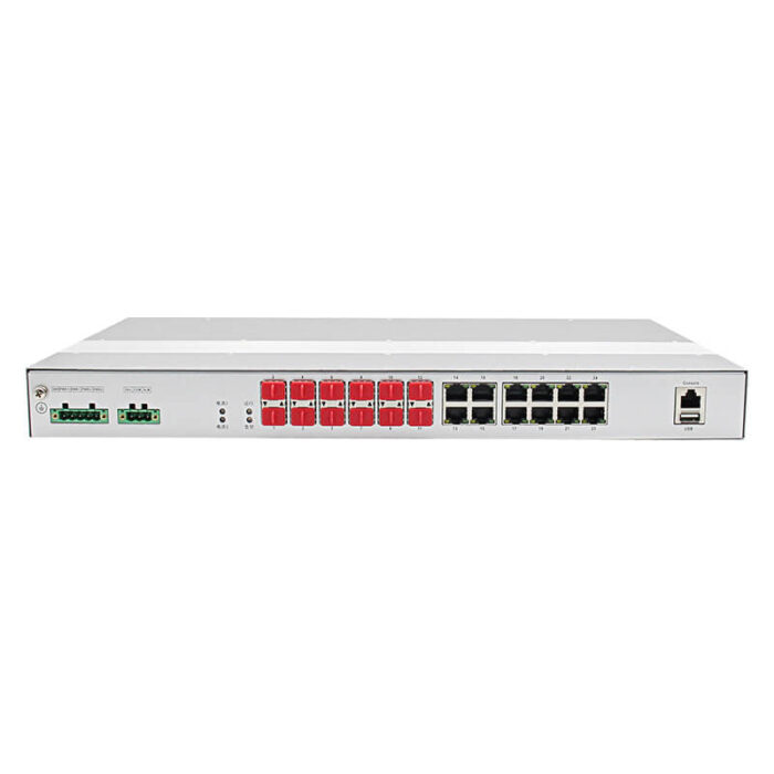 Industrial L2 Managed Ethernet Switch With12*10/100/1000Base-TX Ports, 12*100/1000Base-FX SFP Slots - Image 2