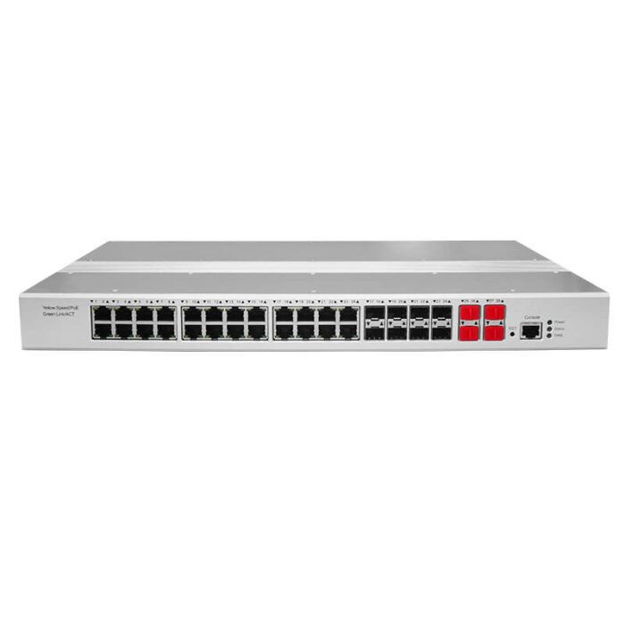 Industrial L3 Managed Ethernet Switch 16*10/100/1000Base-TX PoE Ports + 8 Combo Ports + 4*10G SFP Slots