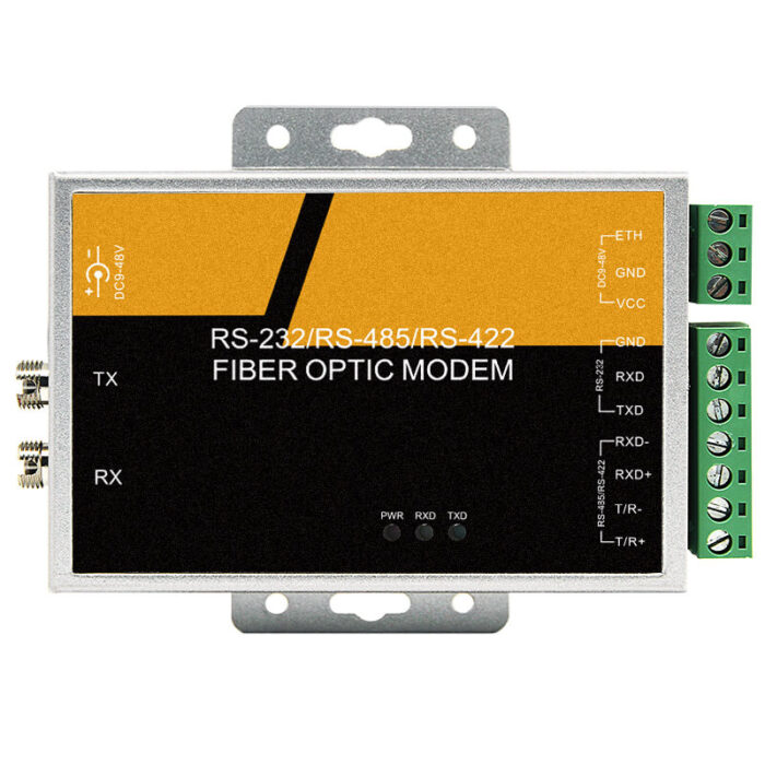 Serial Device Server, Serial Port RS-232/485/422 to Fiber Converter, Fiber Optic MODEM - Image 2